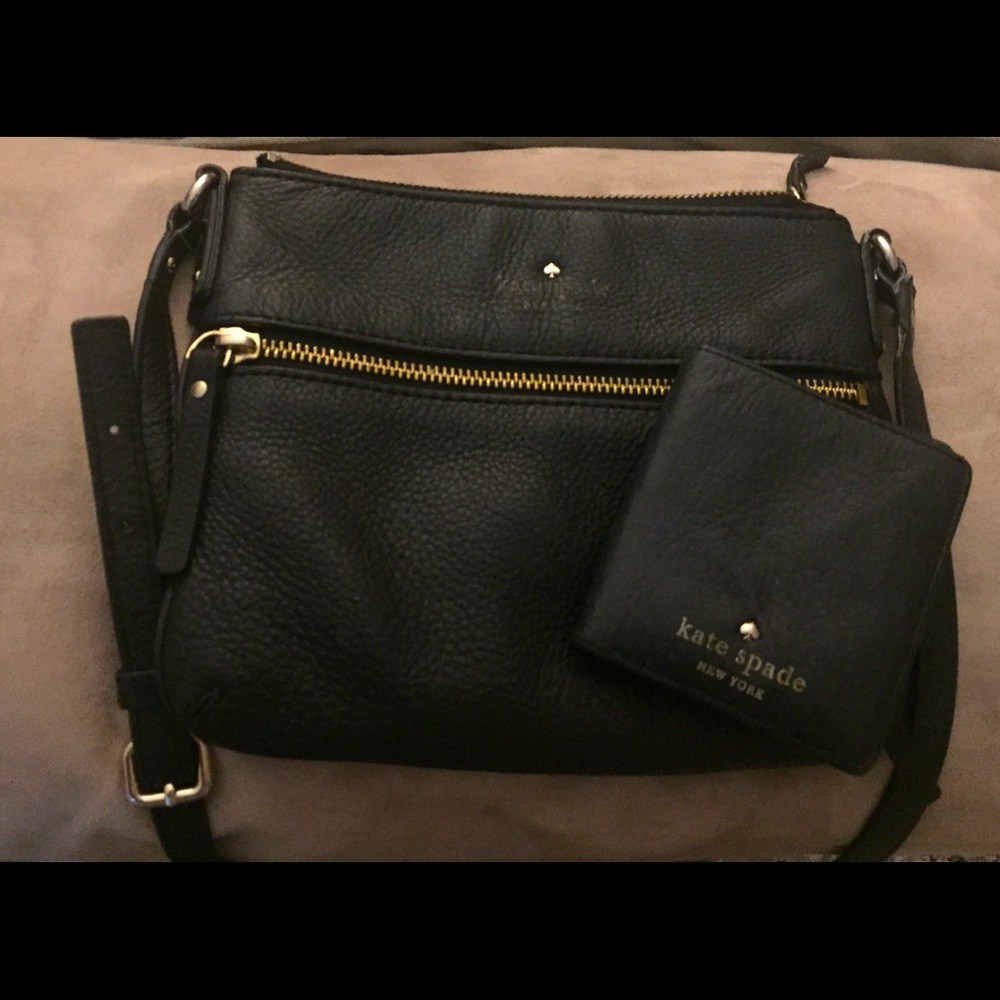Kate spade crossbody with mini wallet
